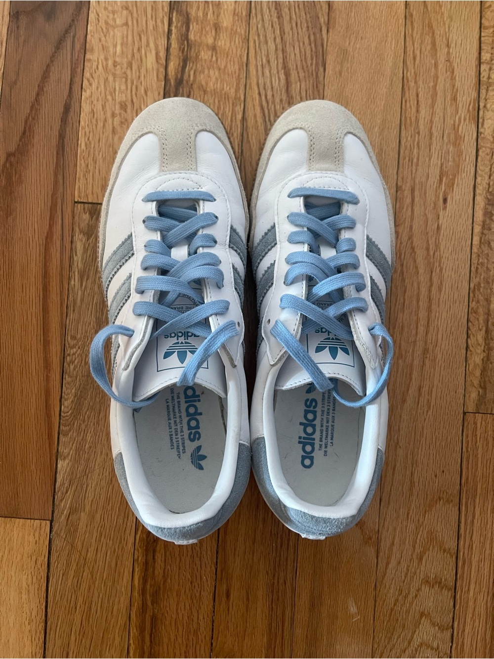 Adidas Sambas White Alumina Ashe Blue Women’s
